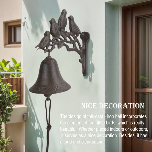 decorative cast iron bell
large dinner bell
dinner bell outdoor