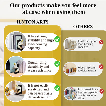 Linton Arts Metal Bookends for Shelves – Heavy Duty Cast Iron Bald Eagle Bookend, Decorative Book Stopper for Home Office, 1pc Single Bookend (Bookshelf Decor)