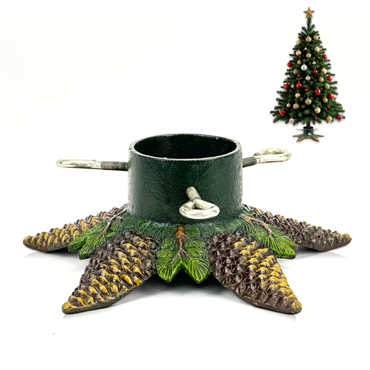 Heavy Duty Cast Iron Christmas Tree Stand,
large Vintage Metal christmas tree Base for Artificial/Real Trees