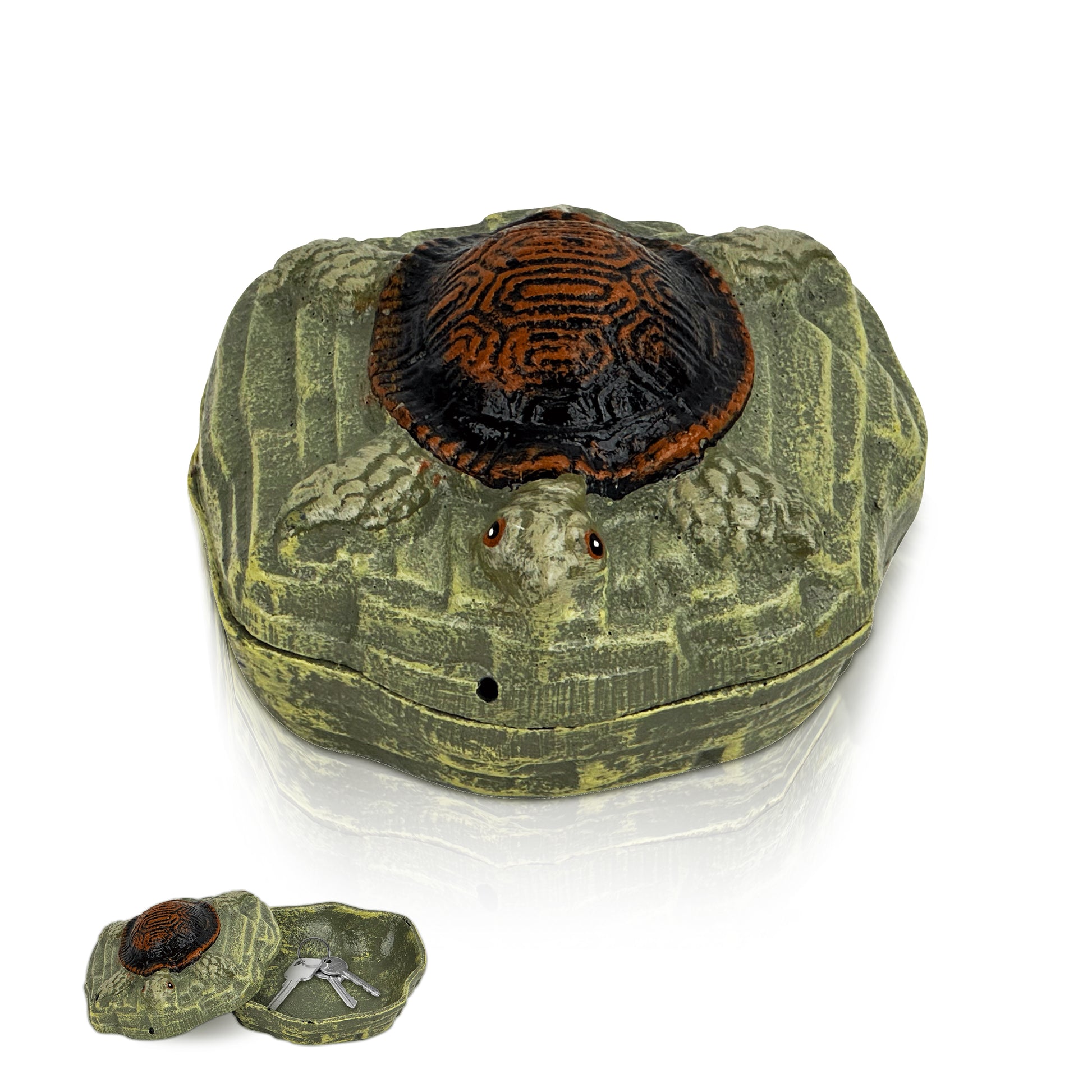 Cast Iron Key Hider for Outside, 
Hidden Key Holder Decorative Garden Ornament