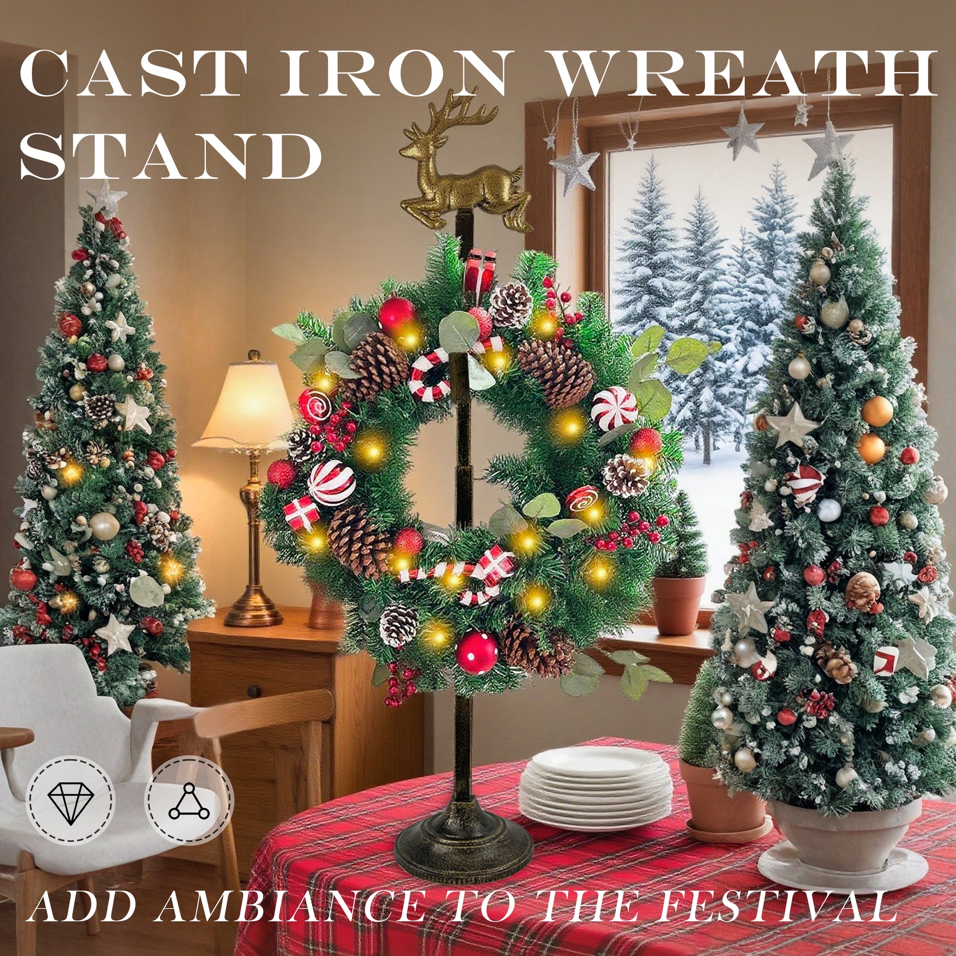 wreath holder stand alone
wreath stand
wreath hangers for front door